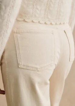 Sezane Le Crop- Denim|Denim