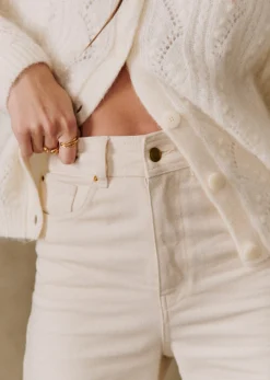 Sezane Le Crop- Denim|Denim