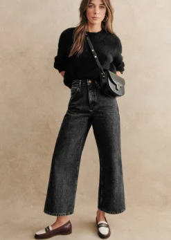 Sezane Le Crop- Denim|Denim