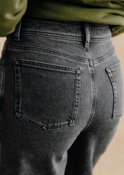 Sezane Le Crop- Denim|Denim