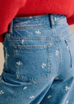 Sezane Le Crop- Denim|Denim
