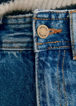 Sezane Le Crop- Denim|Denim