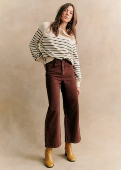 Sezane Le Crop- Denim|Denim