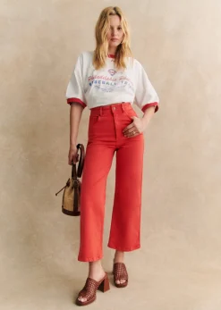 Sezane Le Crop- Denim|Denim