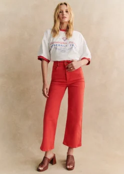 Sezane Le Crop- Denim|Denim