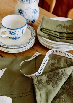 Sezane Nappe Brodée- Les Tissus|La Vaisselle