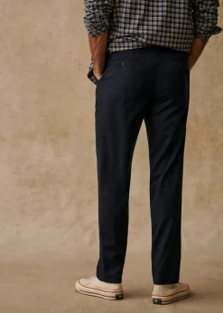 Sezane Pantalon Aurèle- Pantalons Casual|Pantalons coton lin