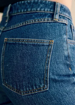 Sezane Pantalon Laurence- Denim|Denim
