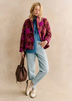 Sezane Pantalon Le Mum- Denim|Denim