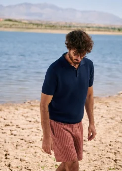 Sezane Polo Maille Simeone- Col polo|Pulls manches courtes