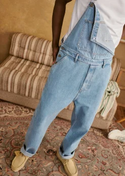 Sezane Salopette Robby- Denim|Jeans