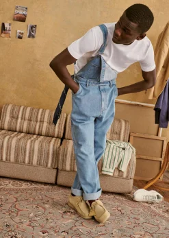 Sezane Salopette Robby- Denim|Jeans