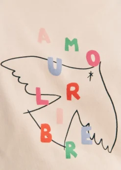 Sezane Sweat-Shirt Amour Libre Oiseau - Sézane X Pangea- Sweats