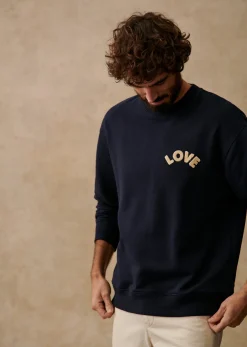 Sezane Sweatshirt Love- Sweatshirts
