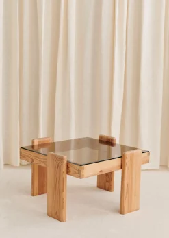 Sezane Table Basse Carrée Vintage- La Sélection Vintage