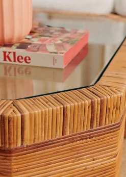 Sezane Table Basse Octogonale En Marqueterie De Vintage- La Sélection Vintage