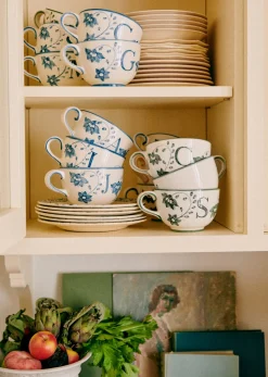 Sezane Tasse Poème - Bleu Orage- La Vaisselle