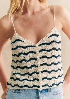 Sezane Top Francisco- Tops & Bodies|Maille