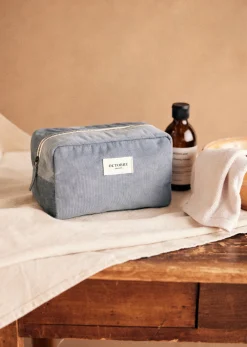 Sezane Trousse De Toilette Twyman Velours Côtelé- Accessoires