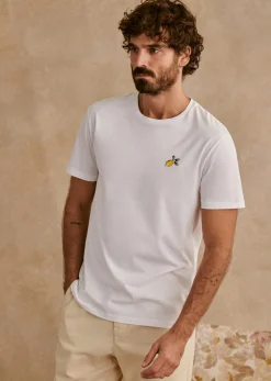 Sezane T-Shirt Citron- T-shirts motif|T-shirts manches courtes