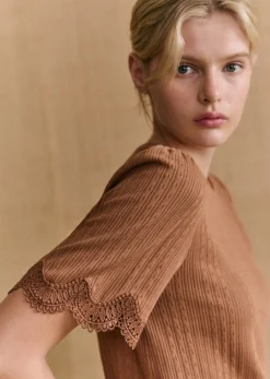 Sezane T-Shirt Cléa- T-shirts