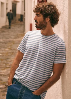 Sezane T-Shirt Fabio- T-shirts manches courtes|T-Shirts coton lin