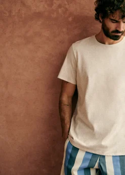 Sezane T-Shirt Fabio- T-shirts manches courtes|T-Shirts coton lin