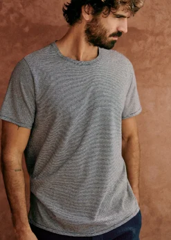 Sezane T-Shirt Fabio- T-shirts manches courtes|T-Shirts coton lin