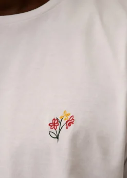 Sezane T-Shirt Fleur- T-shirts motif|T-shirts manches courtes