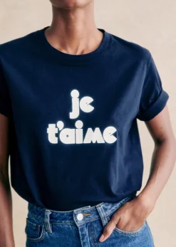 Sezane T-Shirt Je T'aime- T-shirts