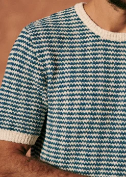 Sezane T-Shirt Maille Lucky- Pulls manches courtes|T-Shirts maille