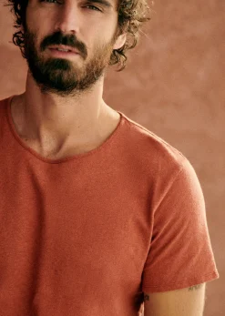 Sezane T-Shirt Martin- T-shirts manches courtes|T-Shirts coton lin