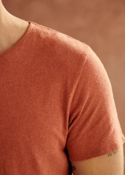 Sezane T-Shirt Martin- T-shirts manches courtes|T-Shirts coton lin