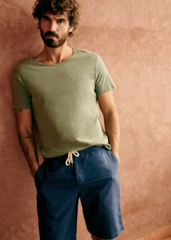Sezane T-Shirt Martin- T-shirts manches courtes|T-Shirts coton lin