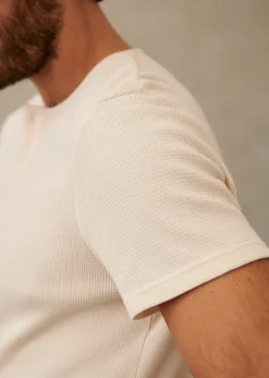 Sezane T-Shirt Toney- Col tunisien|T-shirts manches courtes
