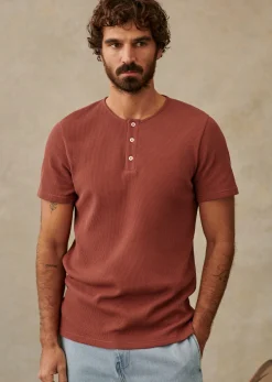 Sezane T-Shirt Toney- Col tunisien|T-shirts manches courtes