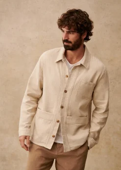 Sezane Veste Will- Vestes coton lin|Vestes coton
