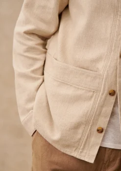 Sezane Veste Will- Vestes coton lin|Vestes coton