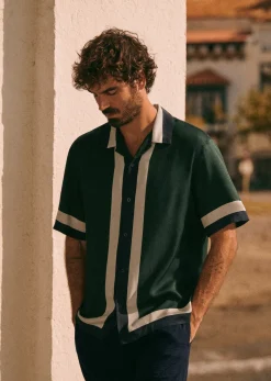 Sezane Chemise Holt- Chemises manches courtes|Chemises coton lin