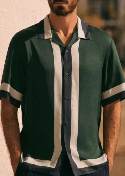 Sezane Chemise Holt- Chemises manches courtes|Chemises coton lin